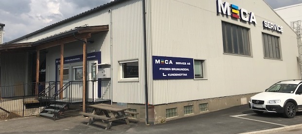 Fasadebilde MECA Service, ditt MECA bilverksted i Brumunddal